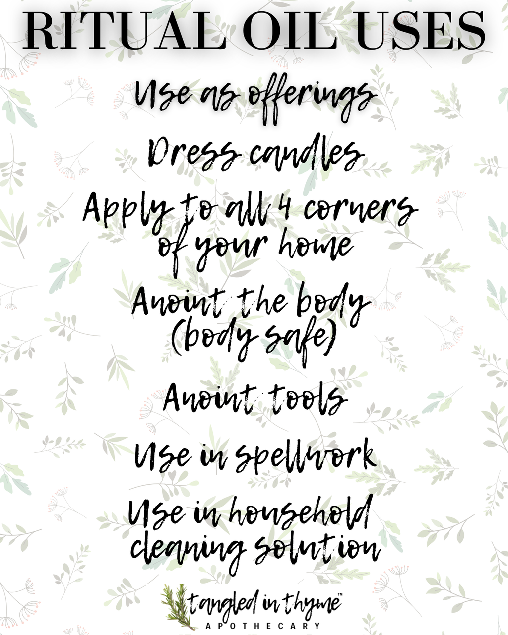 Healing Ritual Oil