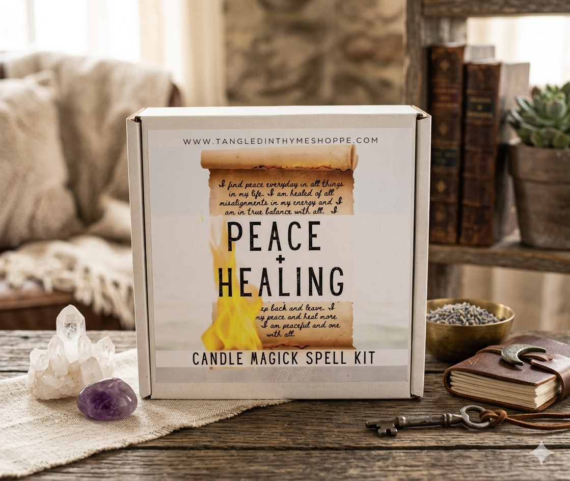 Peace + Healing Spell Candle Kit image 0